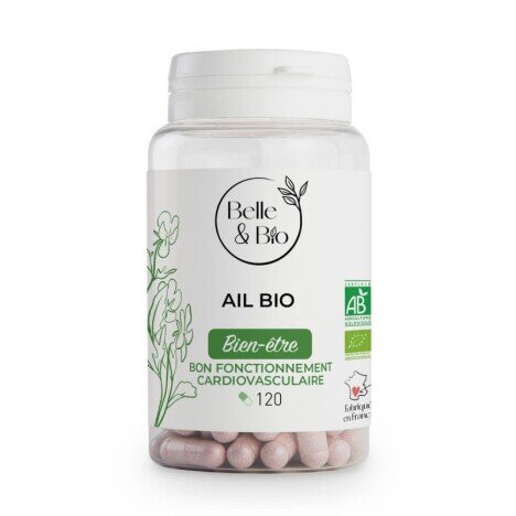 Belle&Bio Usturoi Bio 120 capsule, regleaza colesterolul rau